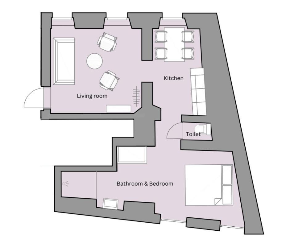 Charming 45M2 Apartment In Heart Of Грац Екстериор снимка